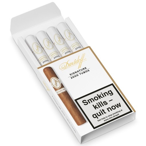 Davidoff Signature 2000 Tubos Pack of 4 cigars
