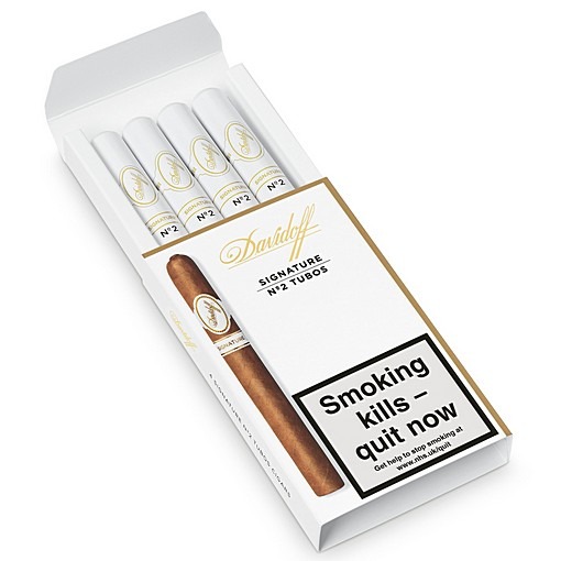 Davidoff SIgnature No. 2 Tubos Pack of 4 cigars