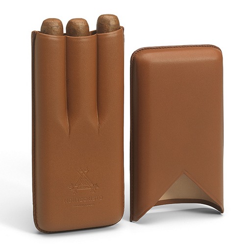 Montecristo Leather Case with 3 Edmundo Cigars