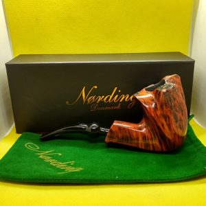 Nording Freehand Orange Grain 2 pipe with box & pouch