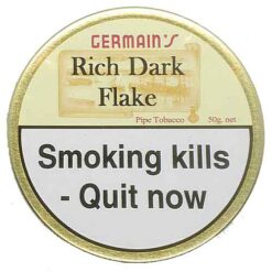 Germain's Rich Dark Flake pipe tobacco 50g tin